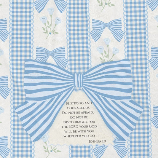 Be Strong Bow Cozy – Joshua 1:9