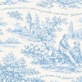 Blue Toile - Galatians 3:27