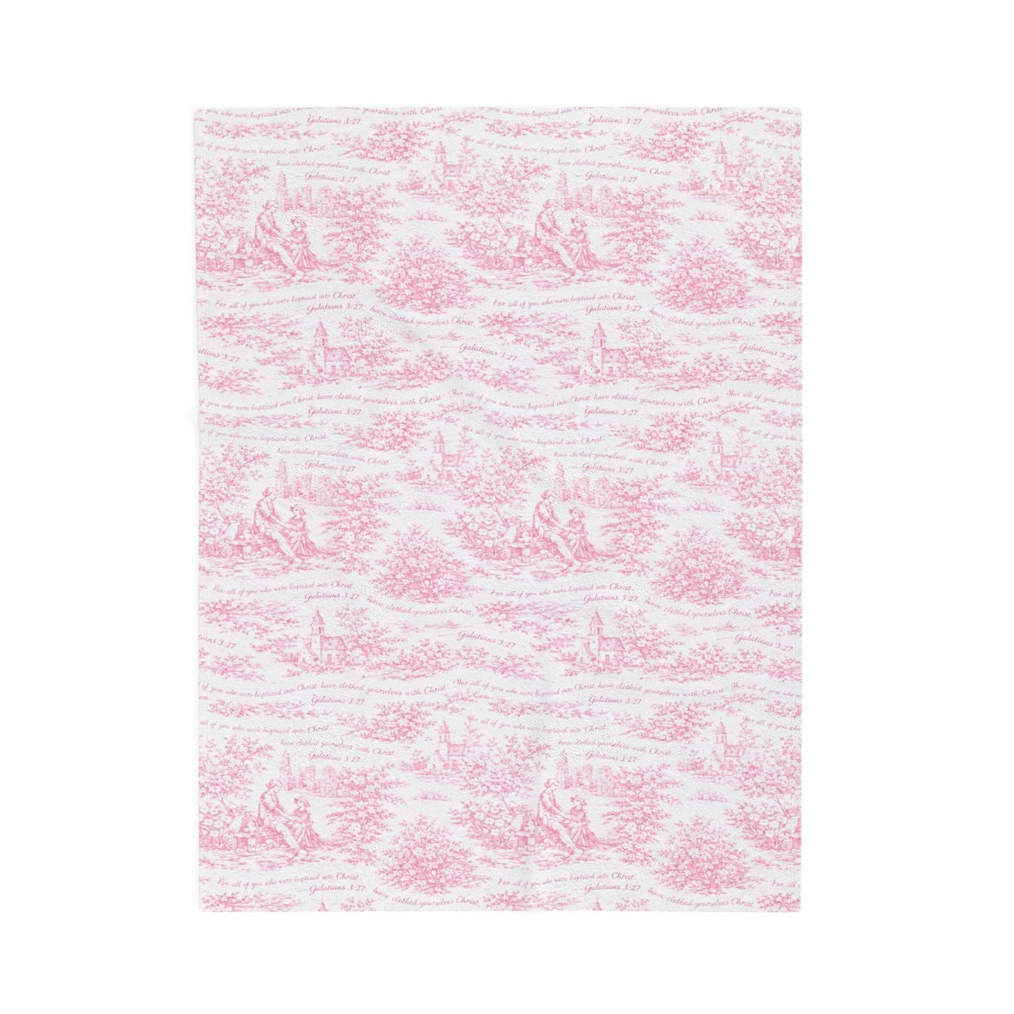 Clothed in Christ | Pink Toile de Jouy