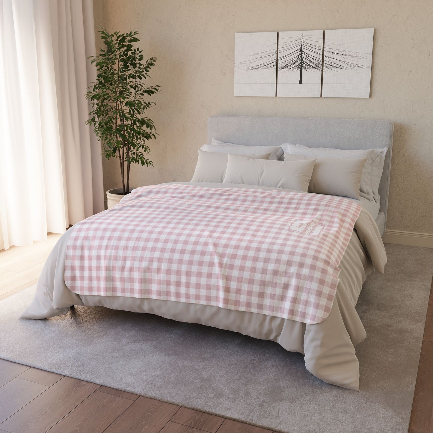 One True King - Pink Gingham
