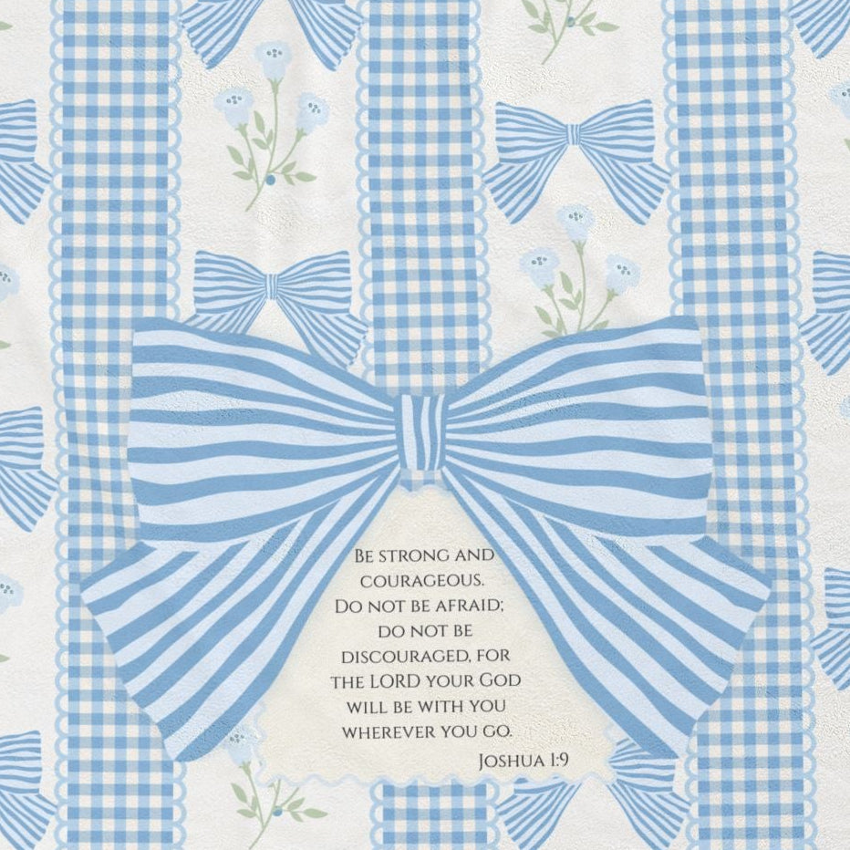 Be Strong Bow Cozy – Joshua 1:9