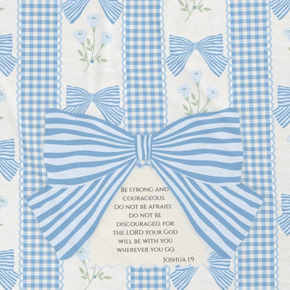 Be Strong Bow Cozy – Joshua 1:9