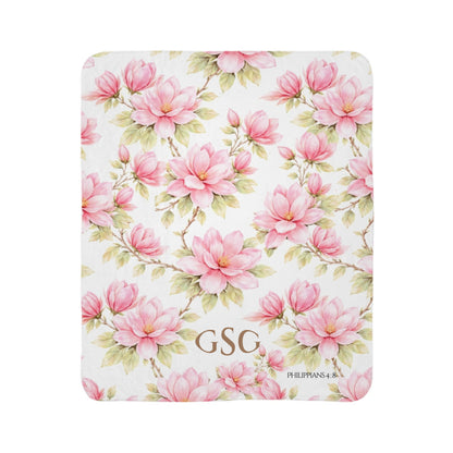 Magnolia Scripture Blanket + Monogram