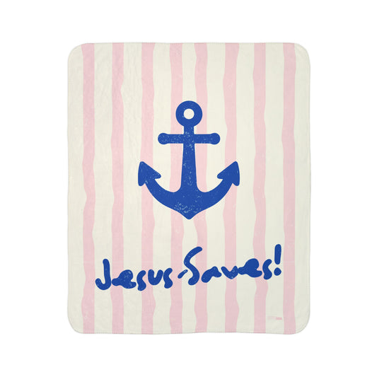 Copy of Jesus Saves - Personalized Blanket