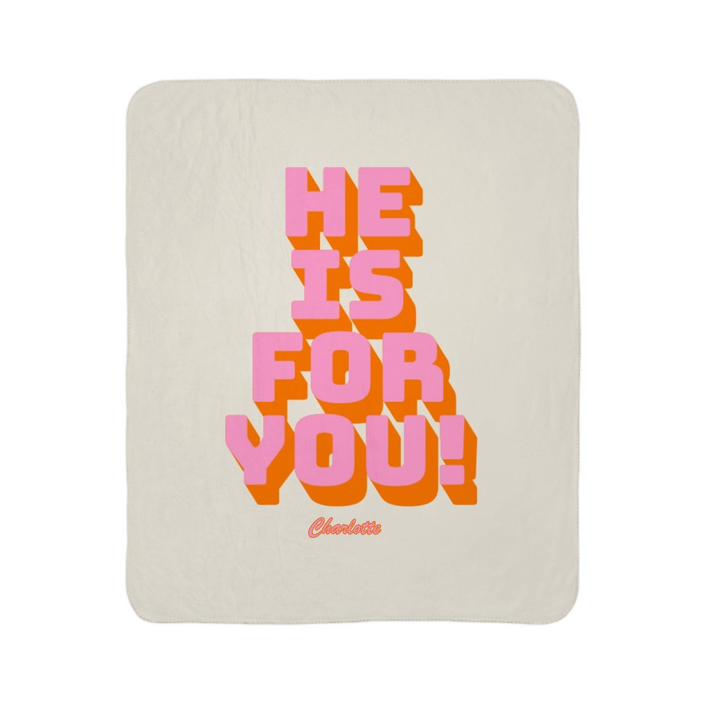 He Is For You Personalized Blanket