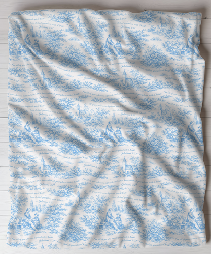 Clothed in Christ | Blue Toile de Jouy