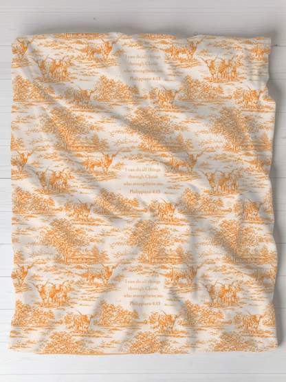 Texas Ranch Toile de Jouy - Philippians 4:13