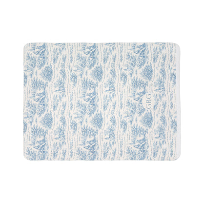Blue Toile|Galatians 3:27|Monogram