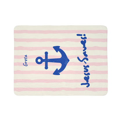 Jesus Saves - Personalized Blanket