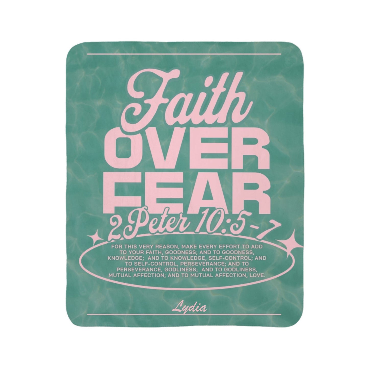 Faith Over Fear - Personalized Name