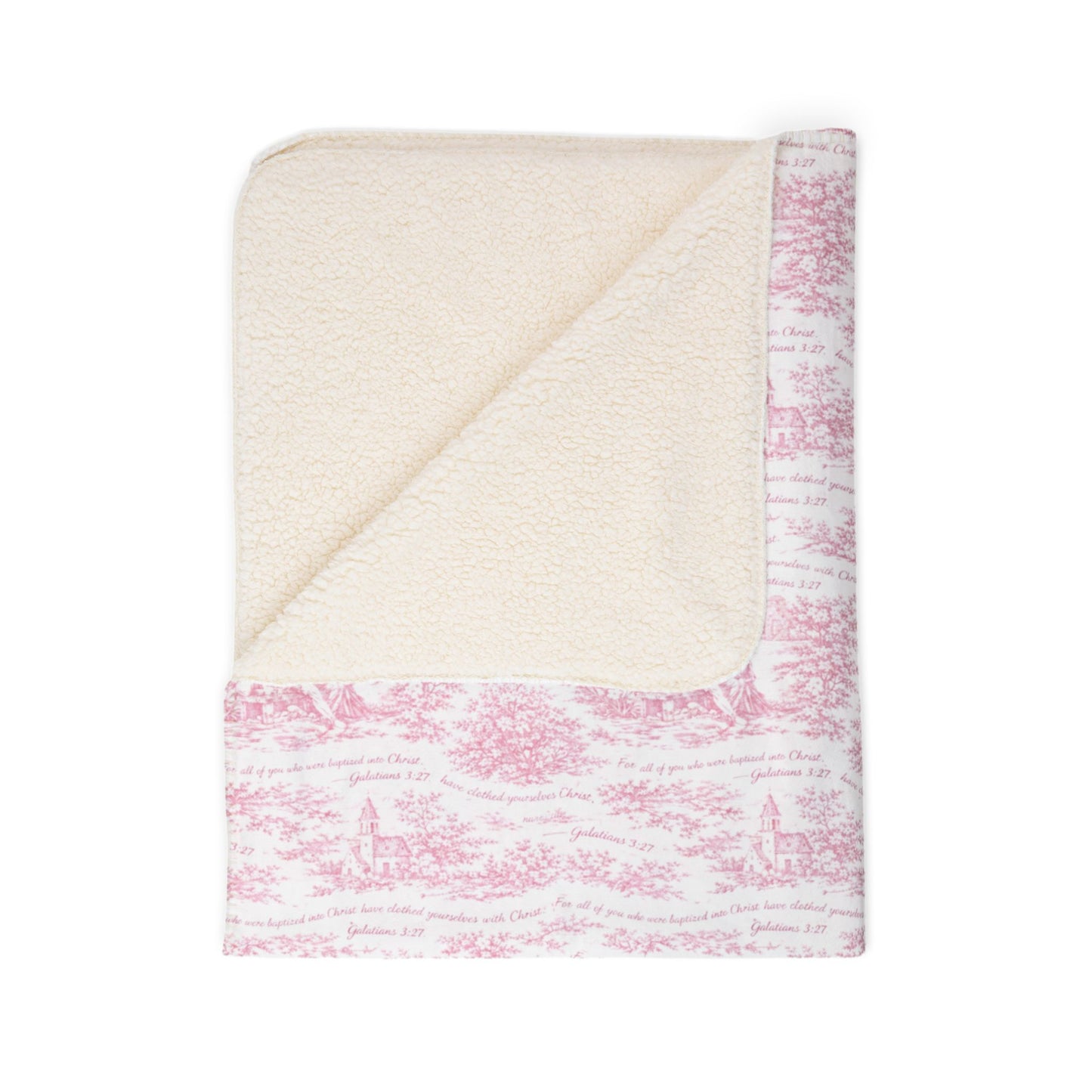 Pink Toile de Jouy|Galatians 3:27|Monogram