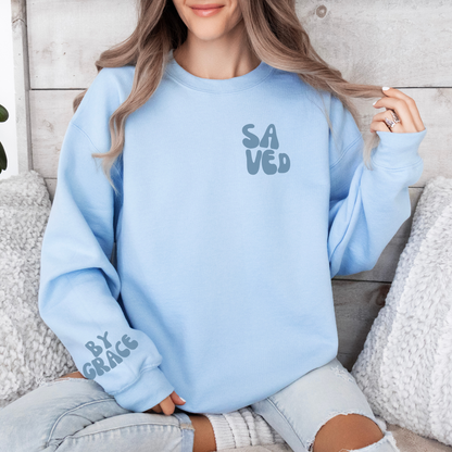 Saved By Grace Comfort Sweatshirt