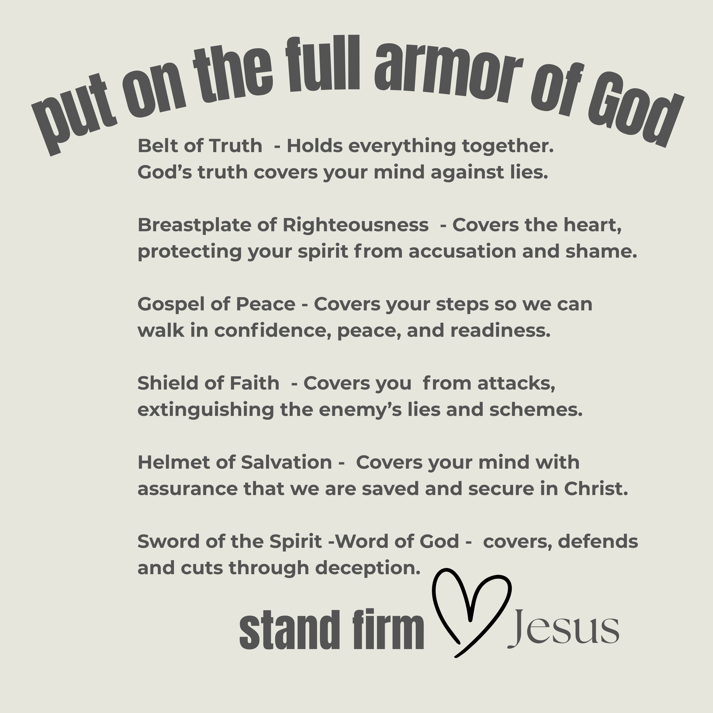 Armor of God Sweatshirt