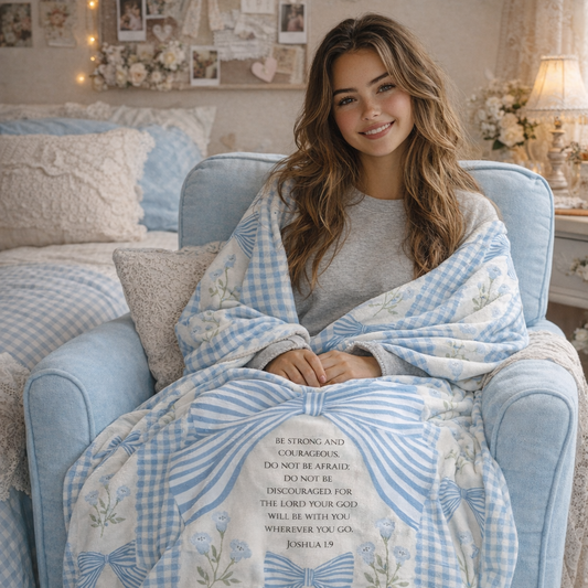 Be Strong Bow Cozy – Joshua 1:9