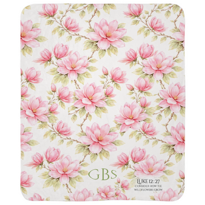 Magnolia Scripture Blanket + Monogram