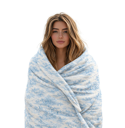 Clothed in Christ | Blue Toile de Jouy