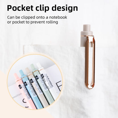 Covered Cozy 5pcs 0.5mm Black Gel Pens