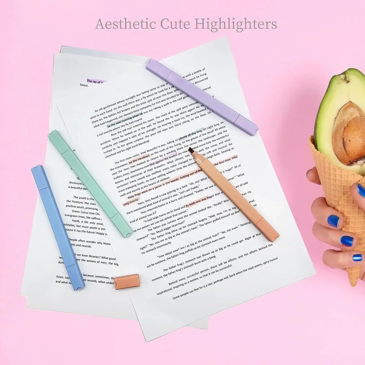 Covered Cozy Highlighters, Biblical pastel highlighters and pens