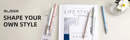 Covered Cozy 5pcs 0.5mm Black Gel Pens