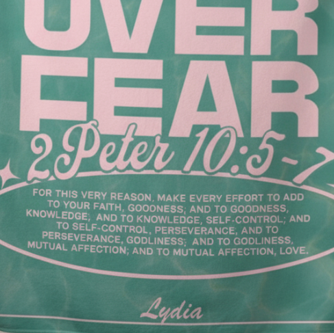 Faith Over Fear - Personalized Name