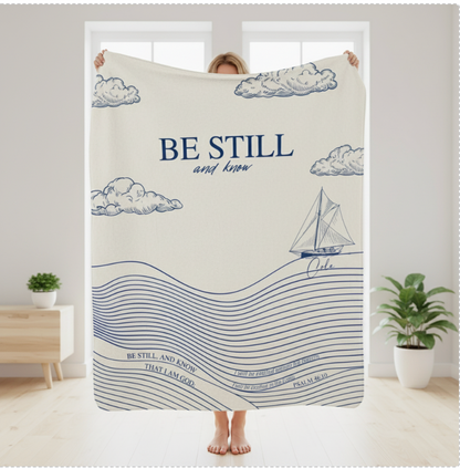 Be Still and Know Blanket | Personalized