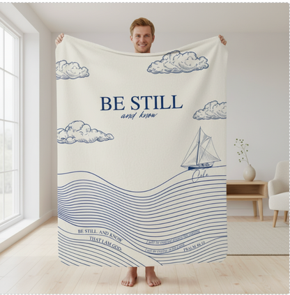 Be Still and Know Blanket | Personalized