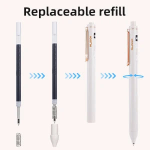 Covered Cozy 5pcs 0.5mm Black Gel Pens