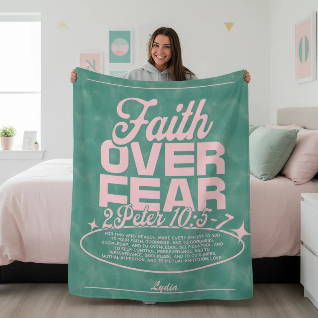 Faith Over Fear - Personalized Name