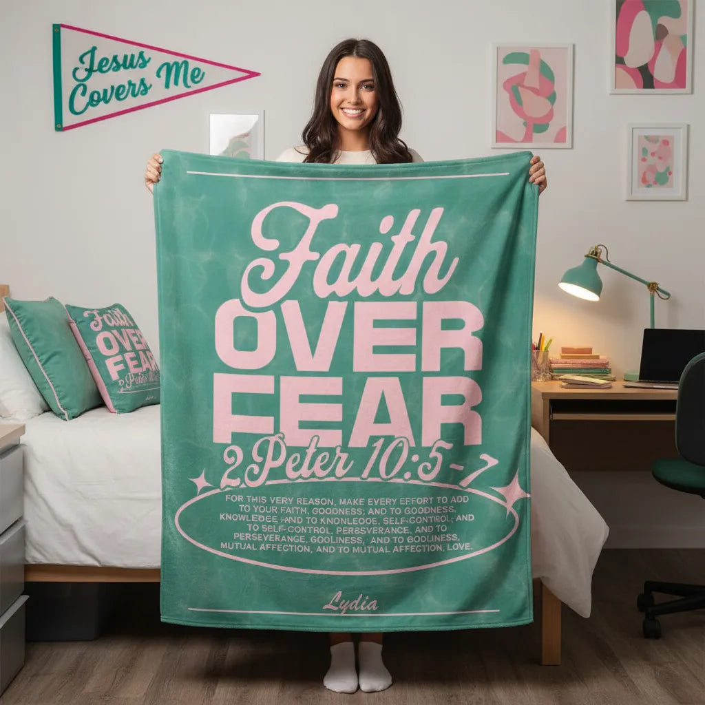 Faith Over Fear - Personalized Name